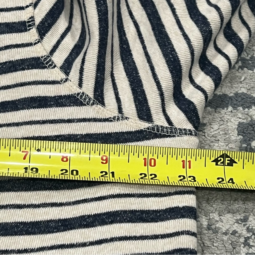 Women’s Blue 84 Striped Eagle River, Wisconsin lightweight striped hoodie XL - Picture 6 of 10